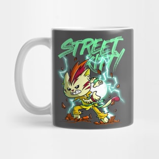 Street Fighter Kitty - Powerful Cat with Kung Fu Powers Mug